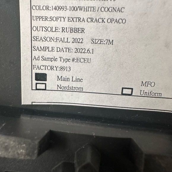 Tory Burch Combat Boots in white leather with black soles size 7 US Women New - Picture 7 of 7